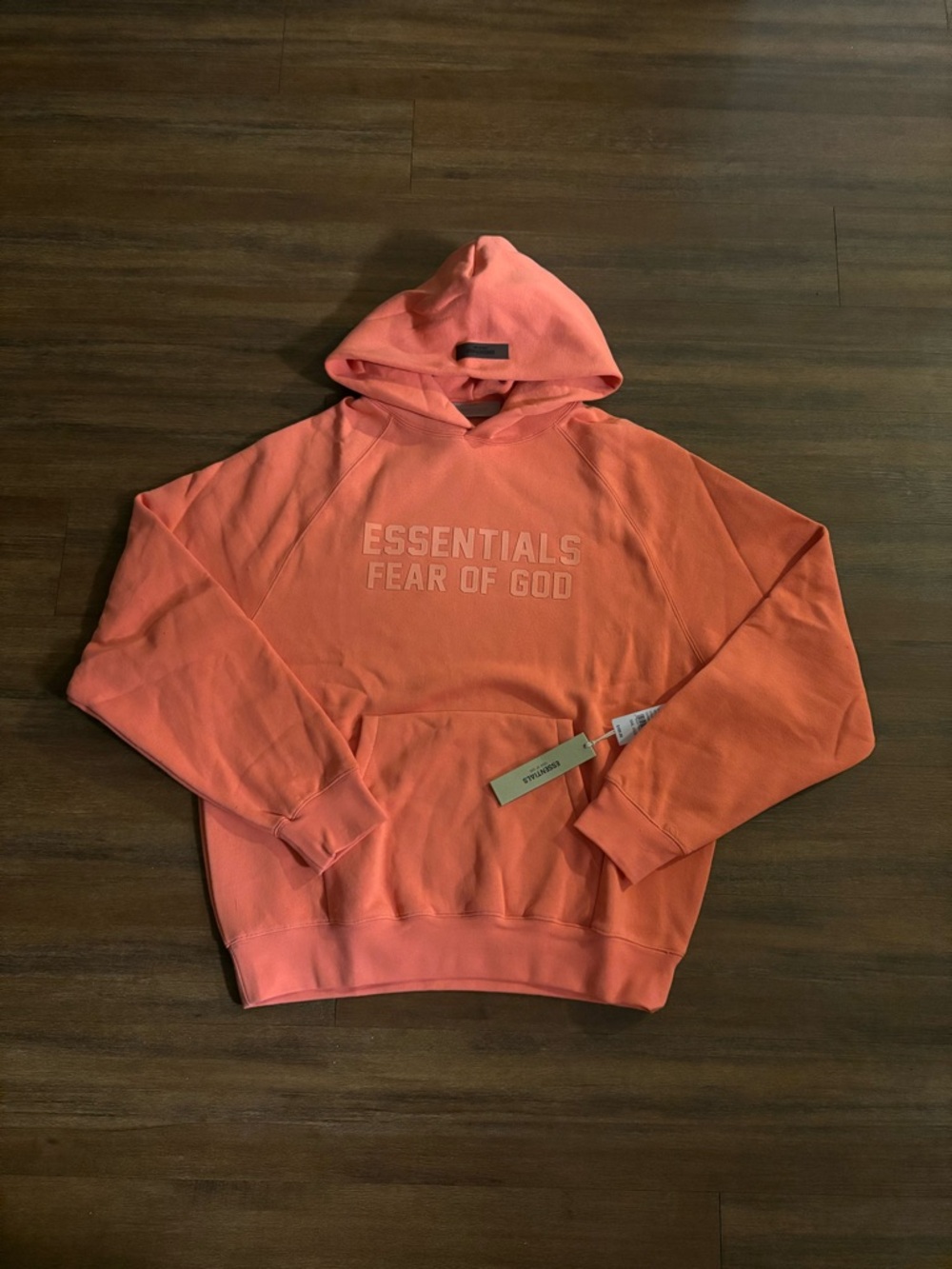 Fear of God Essentials Coral Hoodie
